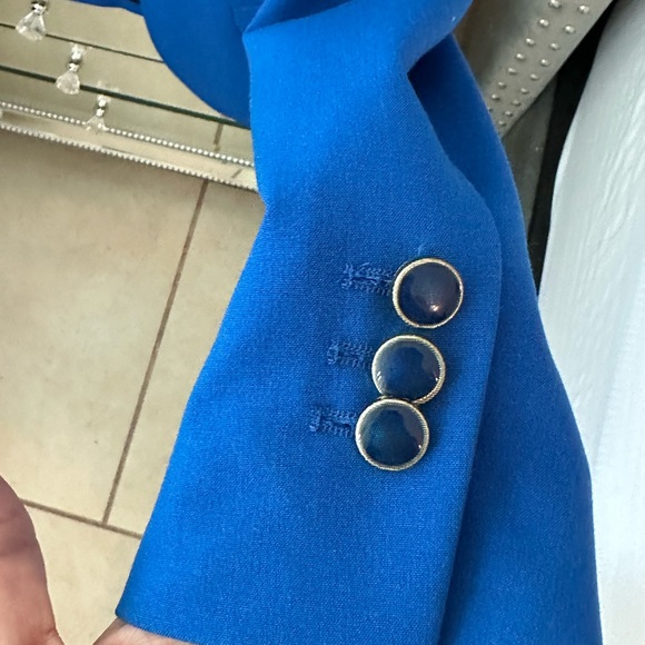 ZARA BLUE BLAZER - Picture 4 of 5